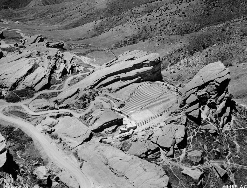 Red Rocks Amphitheater, 1944.