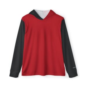 Men's Warmup Hoodie - Red, Black, and Black