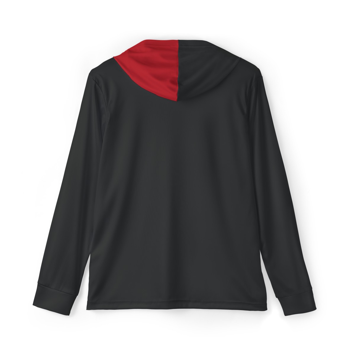 Men's Warmup Hoodie - Red, Black, and Black - Image 2