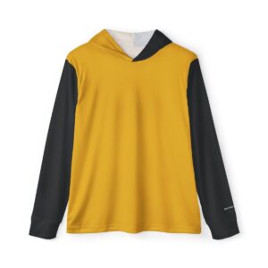 Men's Warmup Hoodie - Black, Gold, and Black