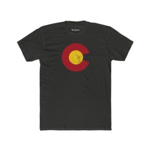 Men's Fitted Crew Tee - Colorado C and Sun