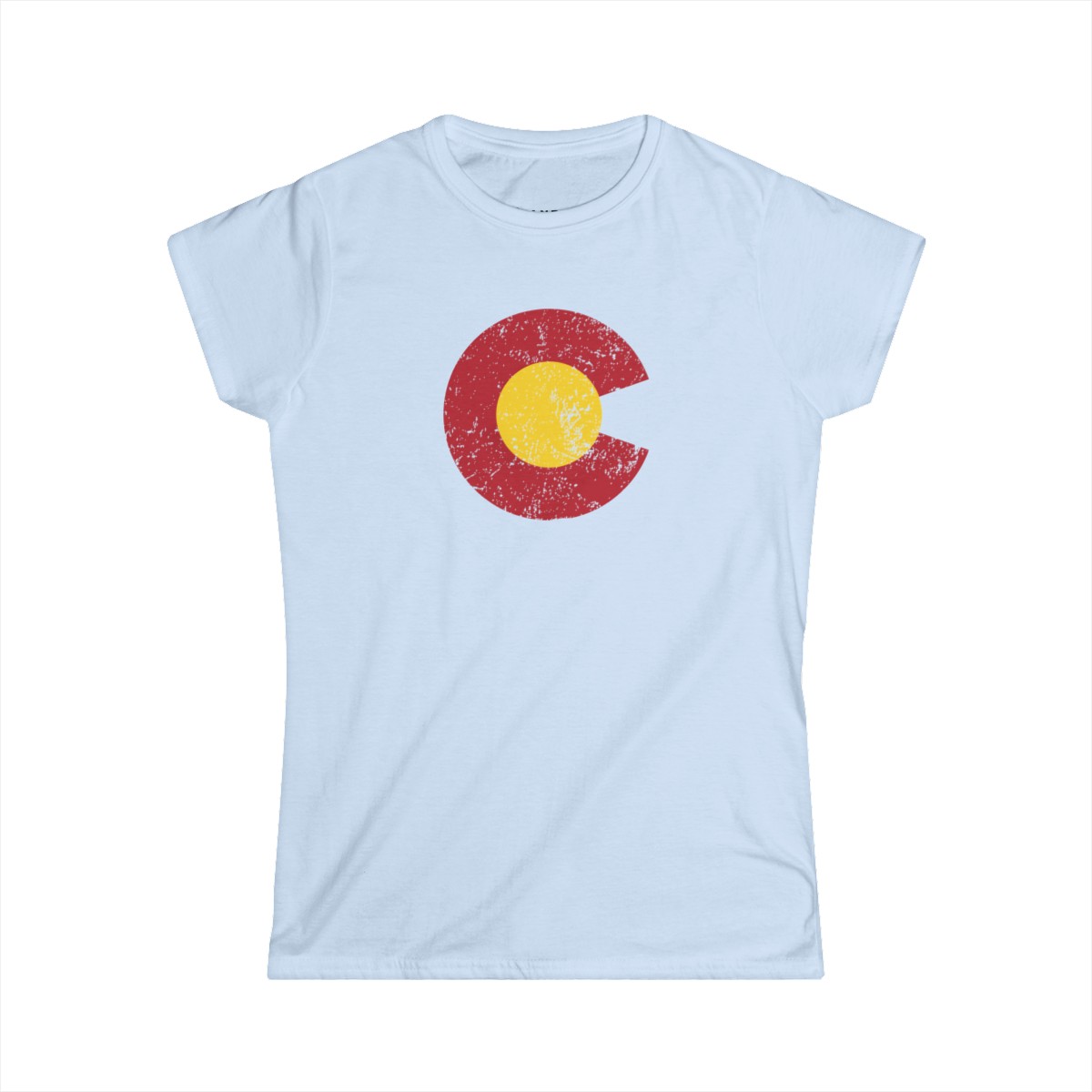 Women's Softy Tee - Colorado C and Sun - Image 4