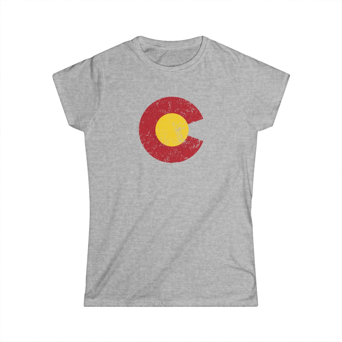 Women's Softy Tee - Colorado C and Sun - Image 3