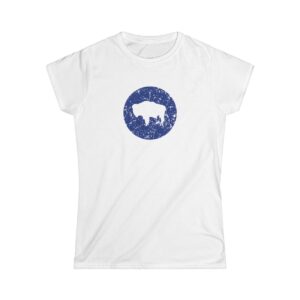 Women's Softy Tee - Wyoming Buffalo