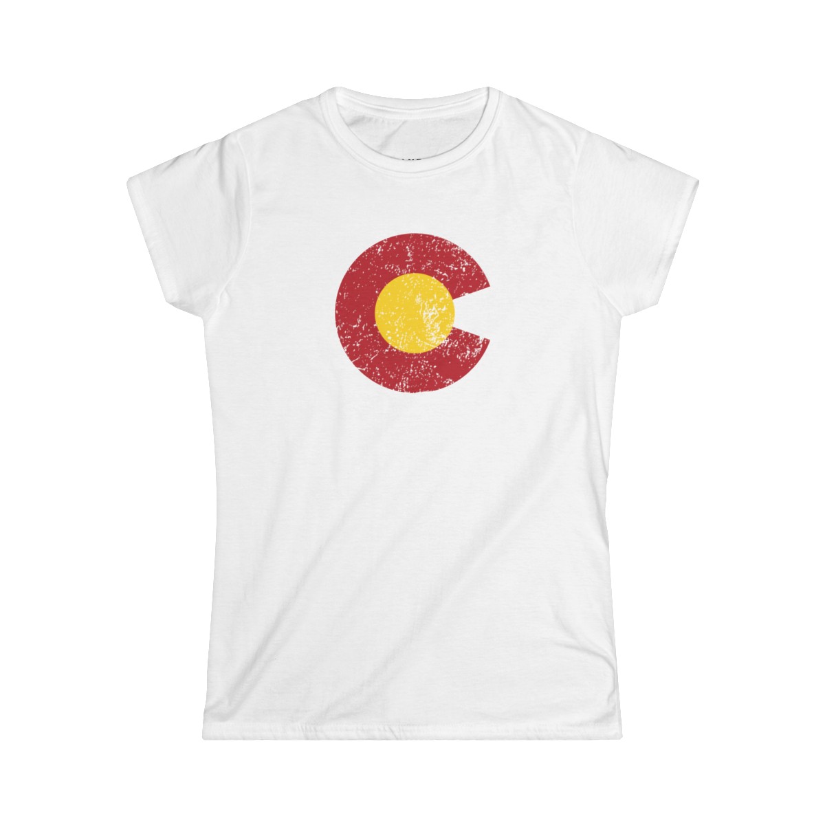 Women's Softy Tee - Colorado C and Sun - Image 2