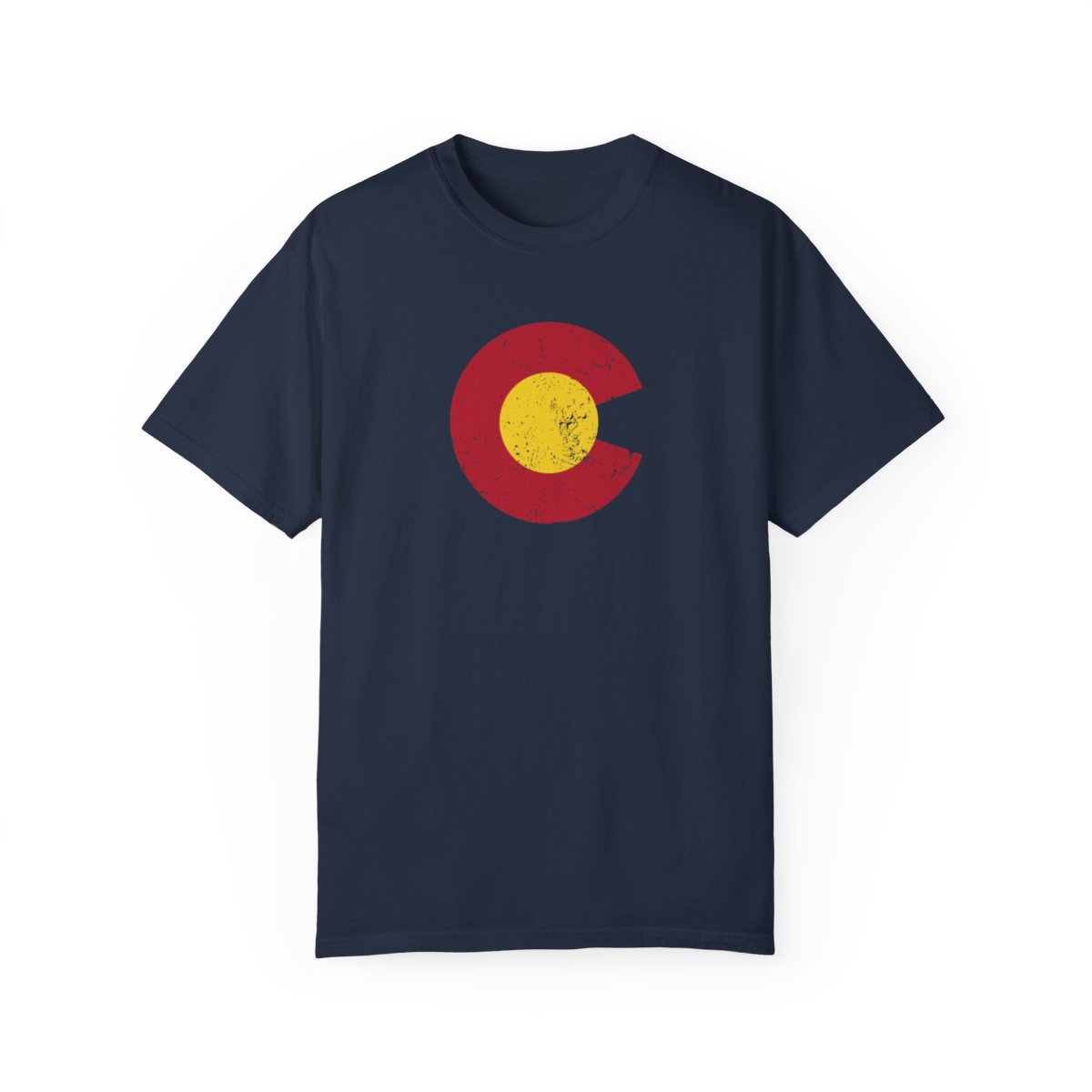 US State Colorado C and Sun Grunge - Image 4