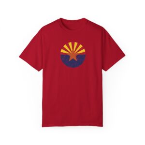 US State Arizona Star and Rays Grunge