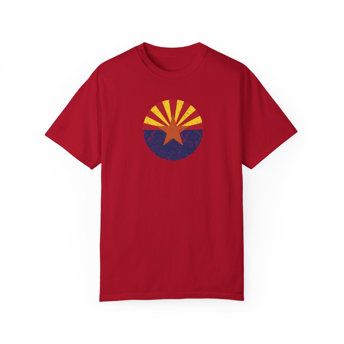 US State Arizona Star and Rays Grunge