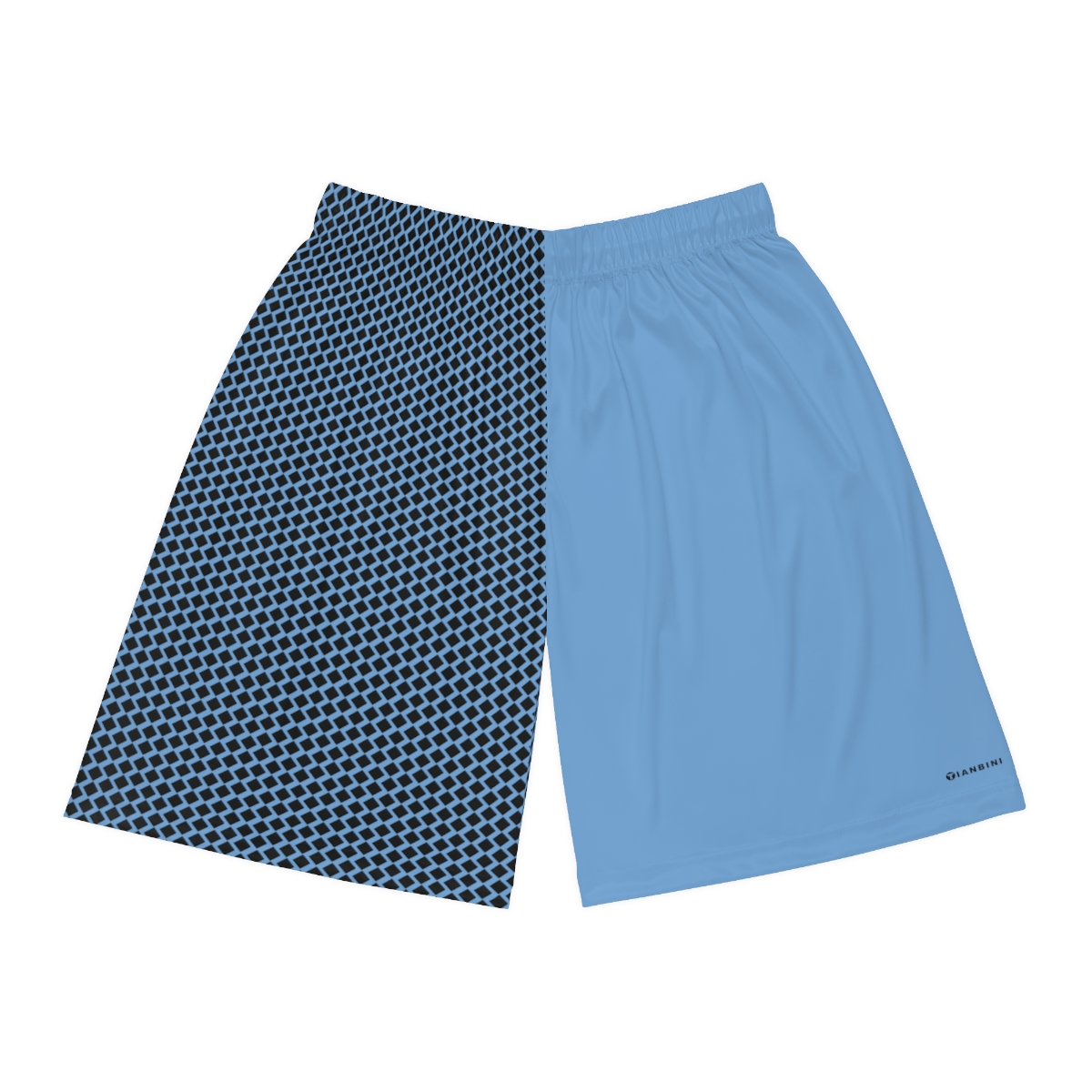 Basketball Shorts - Black Diamonds on Powder