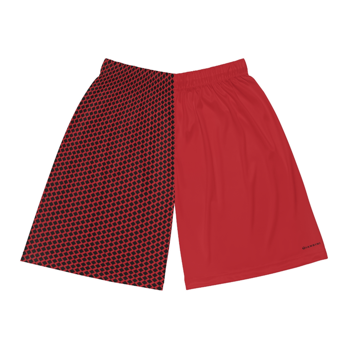 Basketball Shorts - Black Diamonds on Blood
