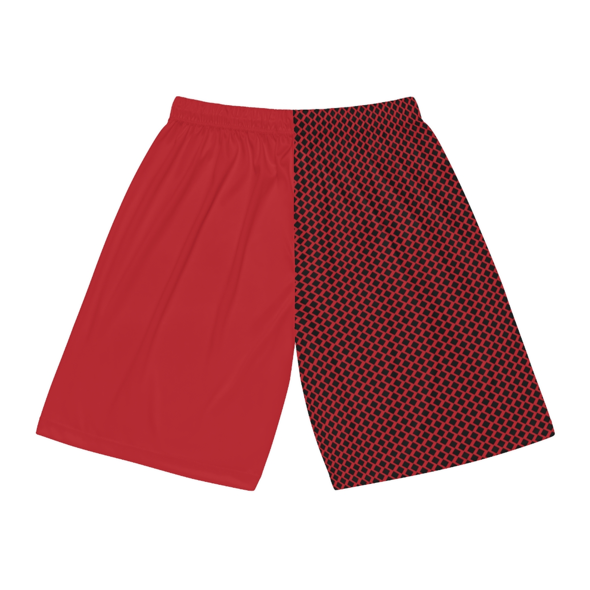 Basketball Shorts - Black Diamonds on Blood - Image 2