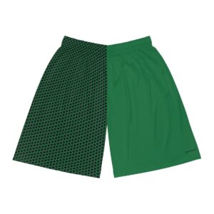 Basketball Shorts - Black Diamonds on Grass