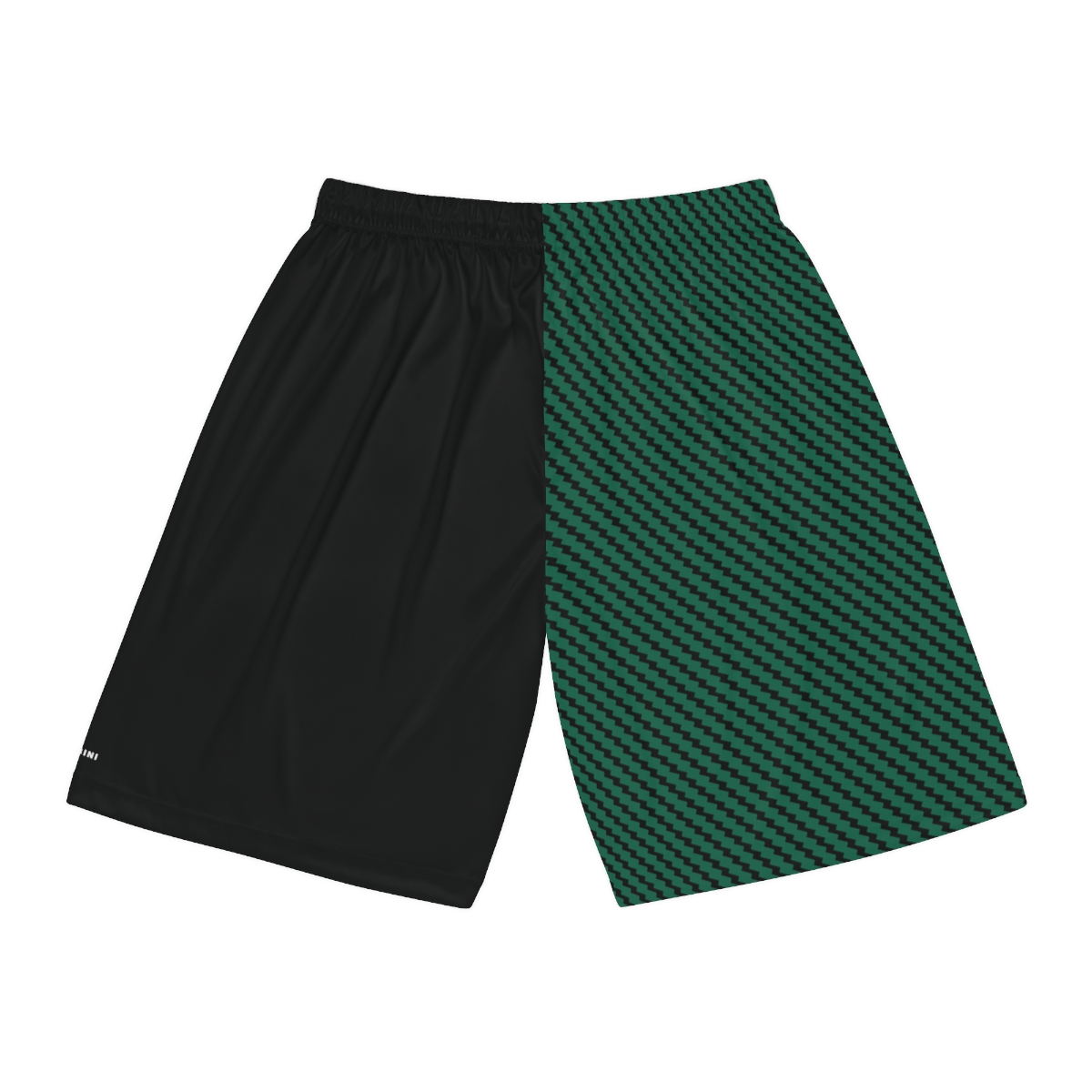 Basketball Shorts - Zag Green on Black - Image 2