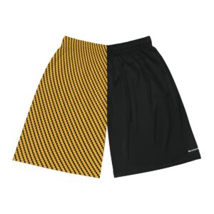 Basketball Shorts - Zag Gold on Black