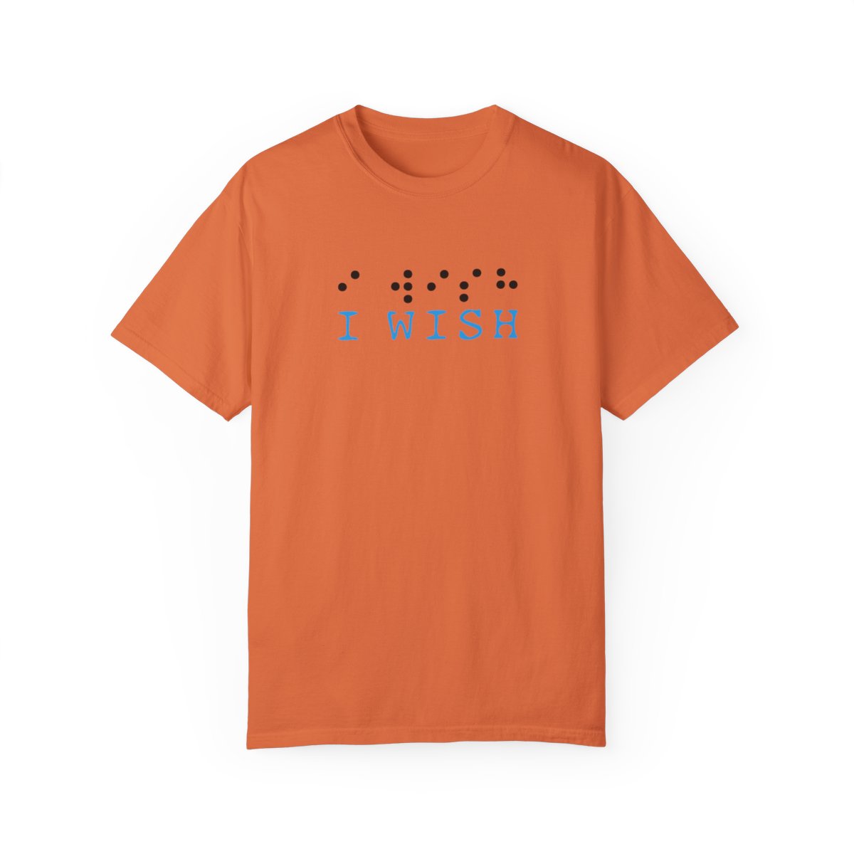 Braille I Wish (Cyan)