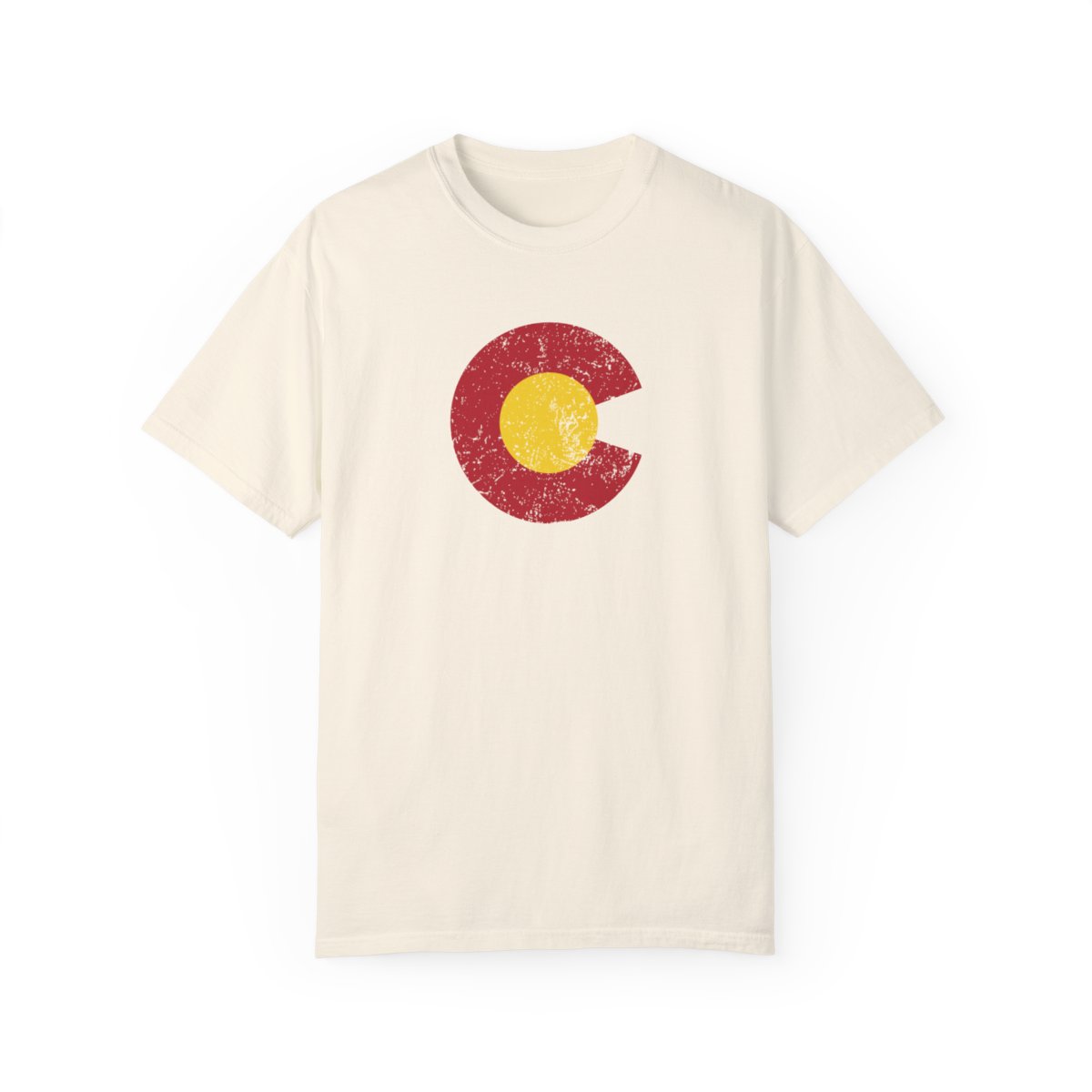 US State Colorado C and Sun Grunge - Image 2