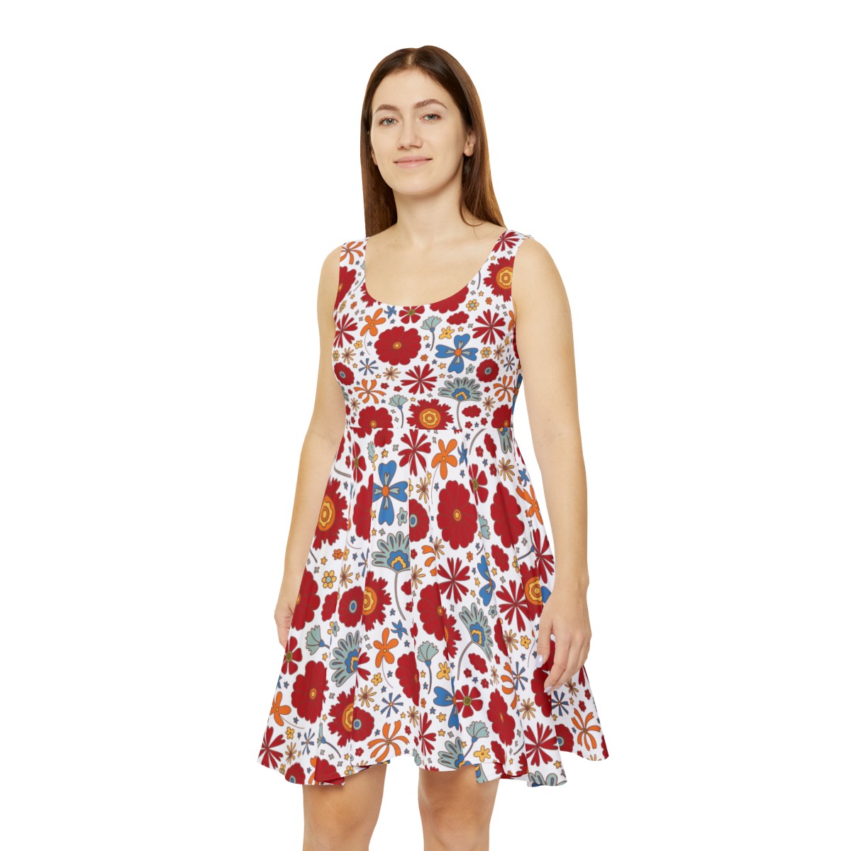 Skater Dress - Art Nouveau in the Snow