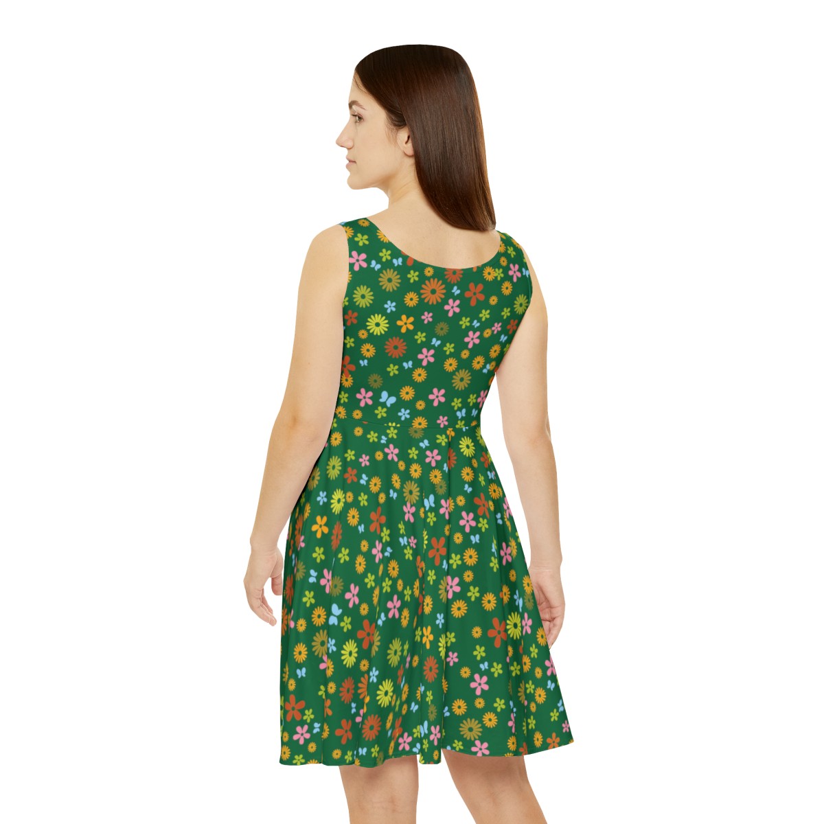 Skater Dress - Daisies in Grass - Image 2