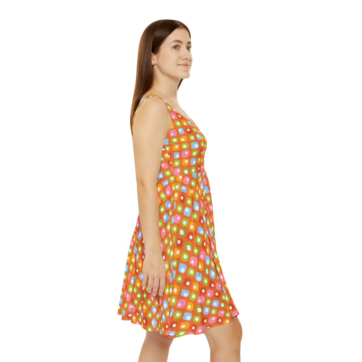 Skater Dress - Candy Olives in a Brandy Crusta - Image 4
