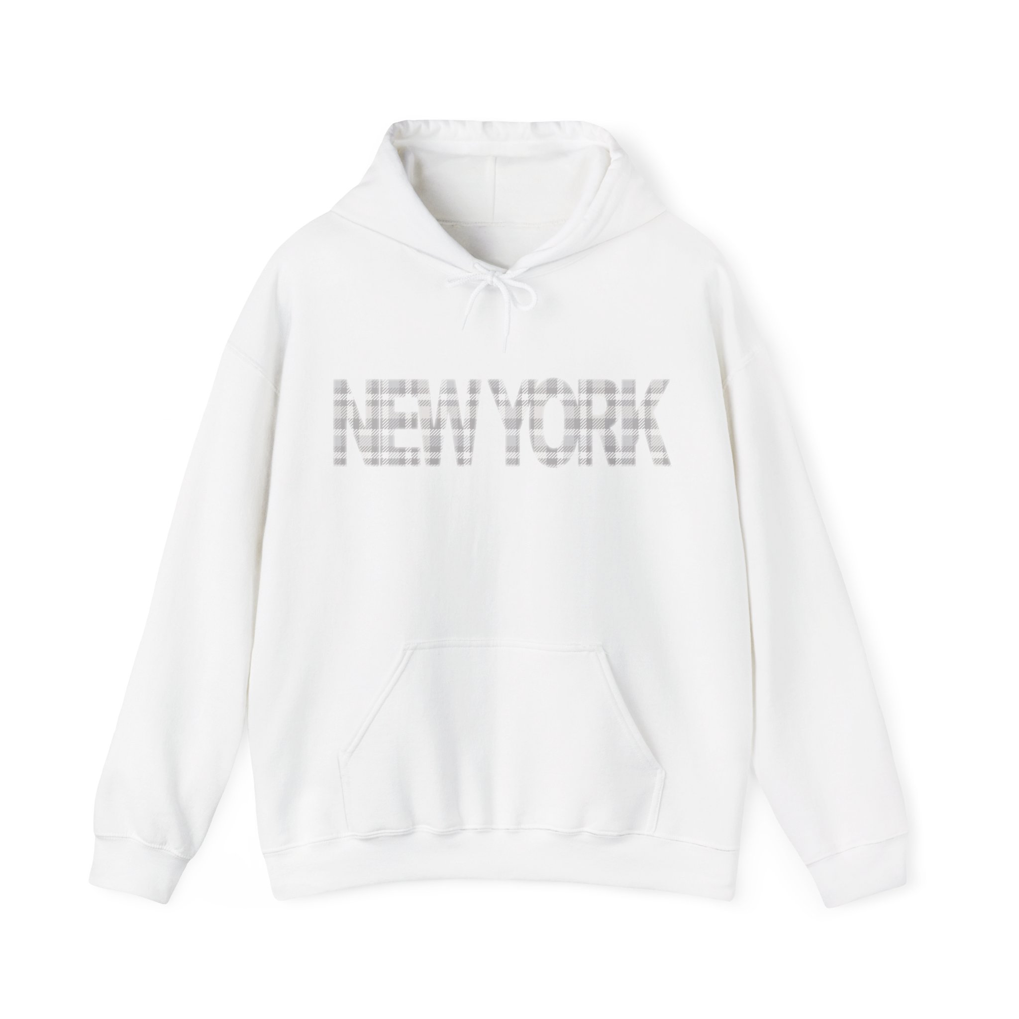Hoodie - Stealth Plaid New York