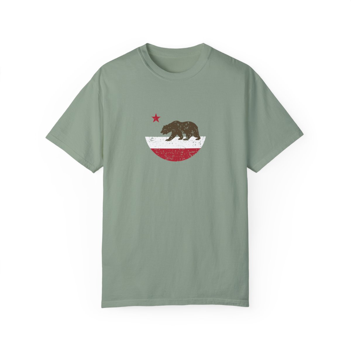 US State California Bear Grunge - Image 4