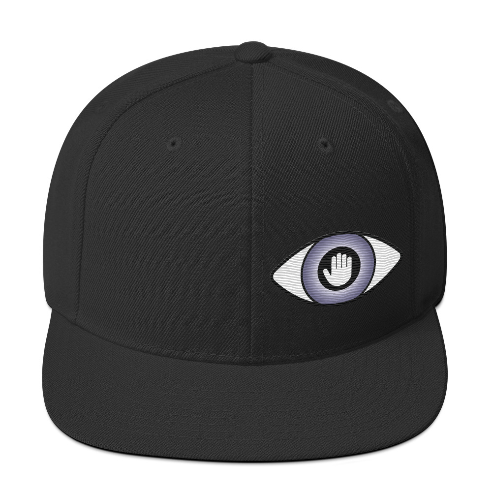 Cap Snapback - Purple Eye Reversed Hamsa