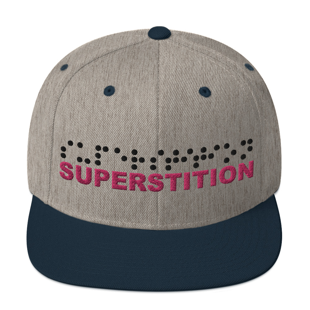Cap Snapback - Superstition with Braille