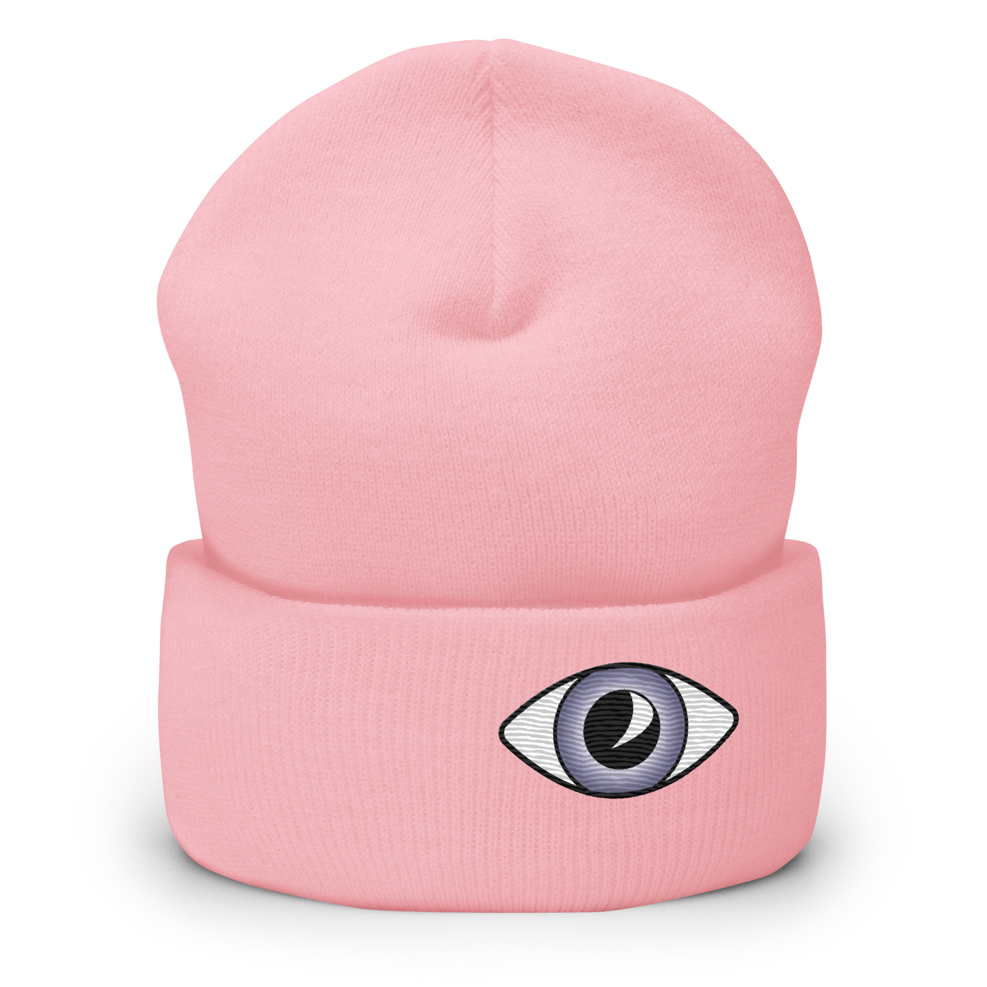 Beanie Cuffed - Purple Eye - Image 3