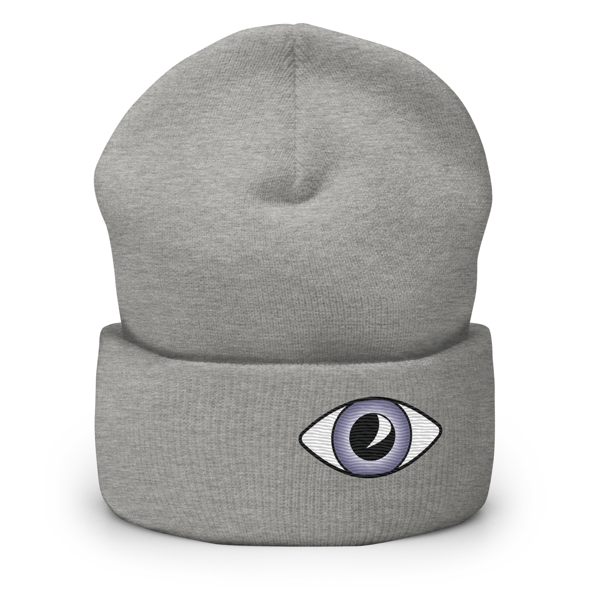 Beanie Cuffed - Purple Eye - Image 2